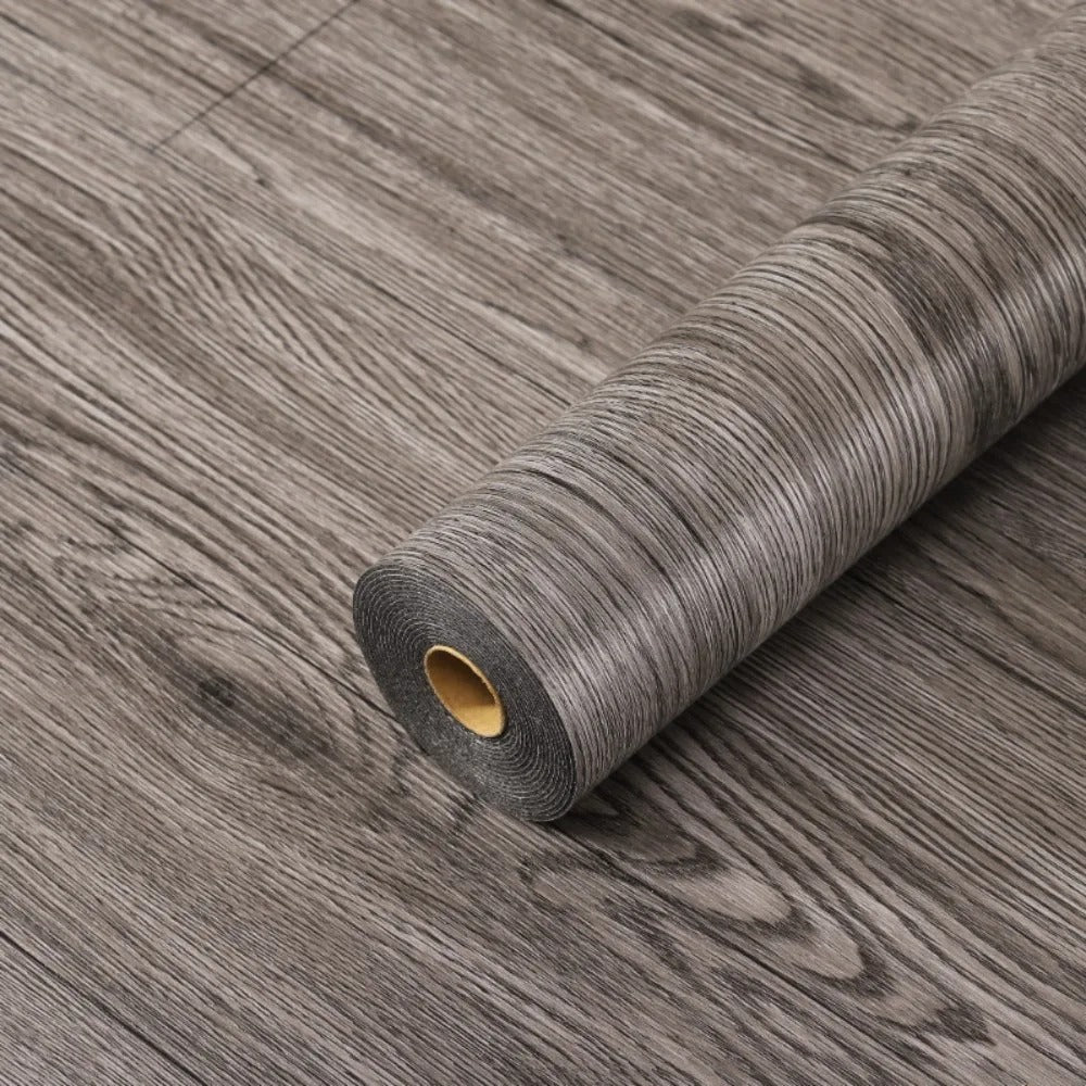 Vinylia Slimline Wood-Effect Vinyl Roll (40cm Width)