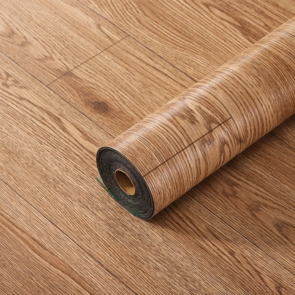 Vinylia Slimline Wood-Effect Vinyl Roll (40cm Width)