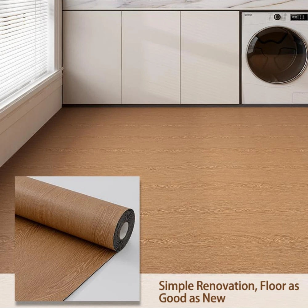 Vinylia Easy-Fit Removable Floor Decals (Wood Grain)