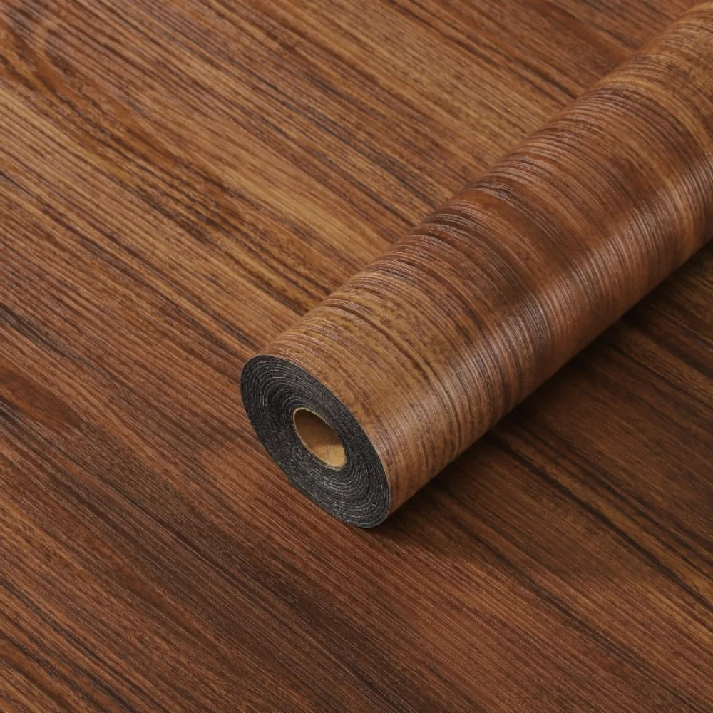 Vinylia Slimline Wood-Effect Vinyl Roll (40cm Width)