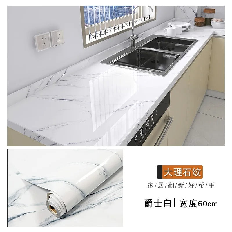 Vinylia Marble Contact Paper / Countertop Film (60cm)