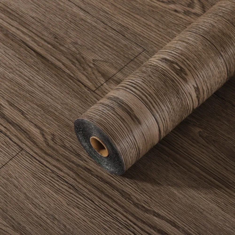 Vinylia Slimline Wood-Effect Vinyl Roll (40cm Width)