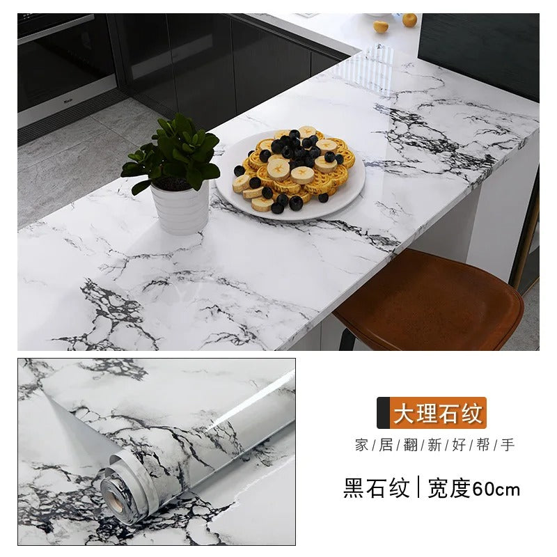 Vinylia Marble Contact Paper / Countertop Film (60cm)