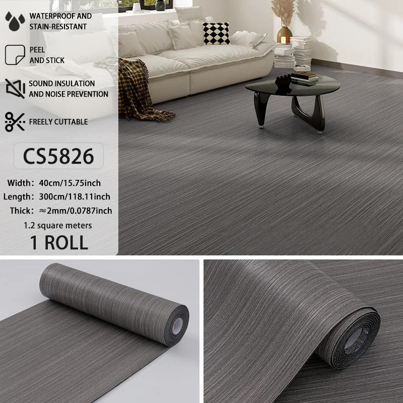 Vinylia Easy-Fit Removable Floor Decals (Wood Grain)
