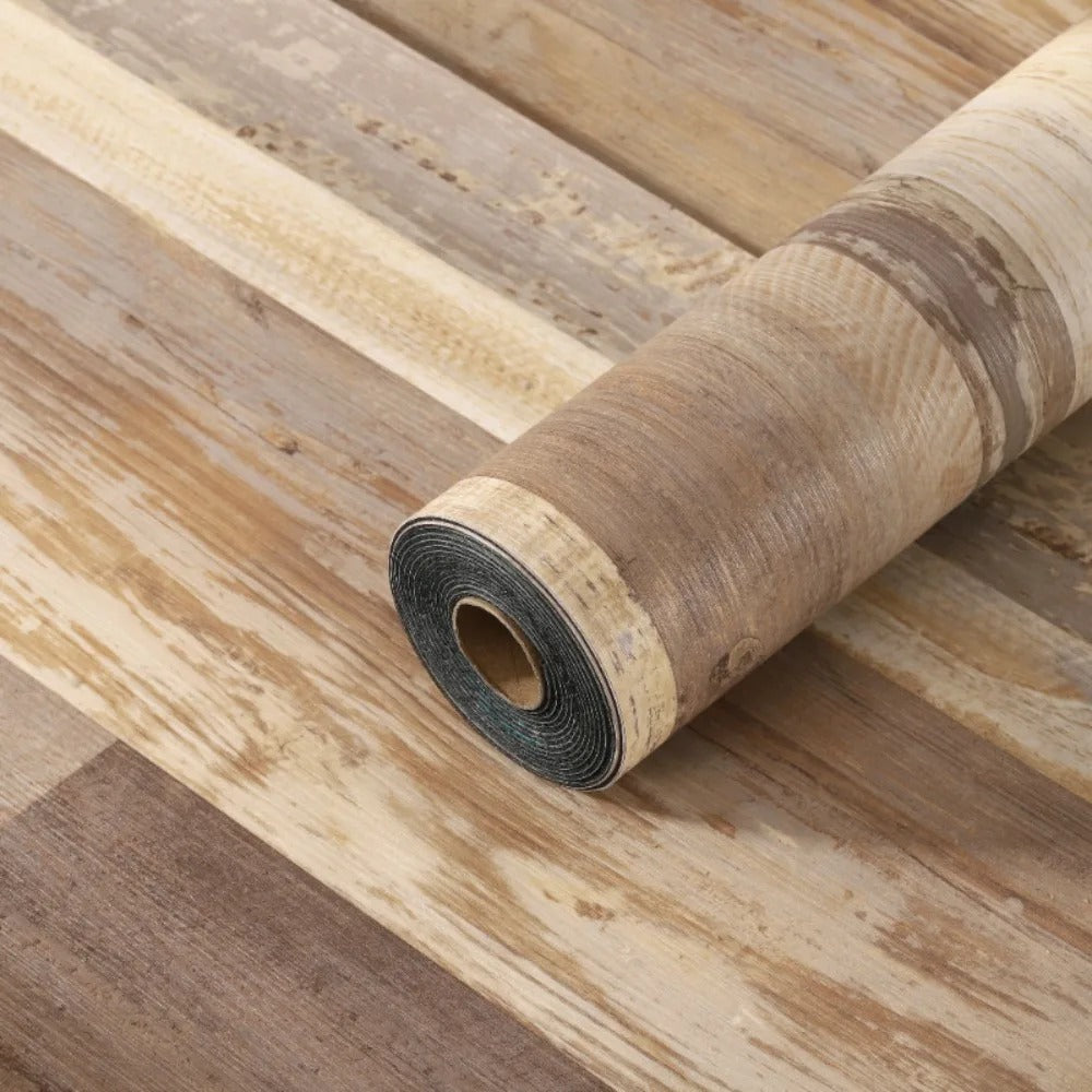 Vinylia Slimline Wood-Effect Vinyl Roll (40cm Width)