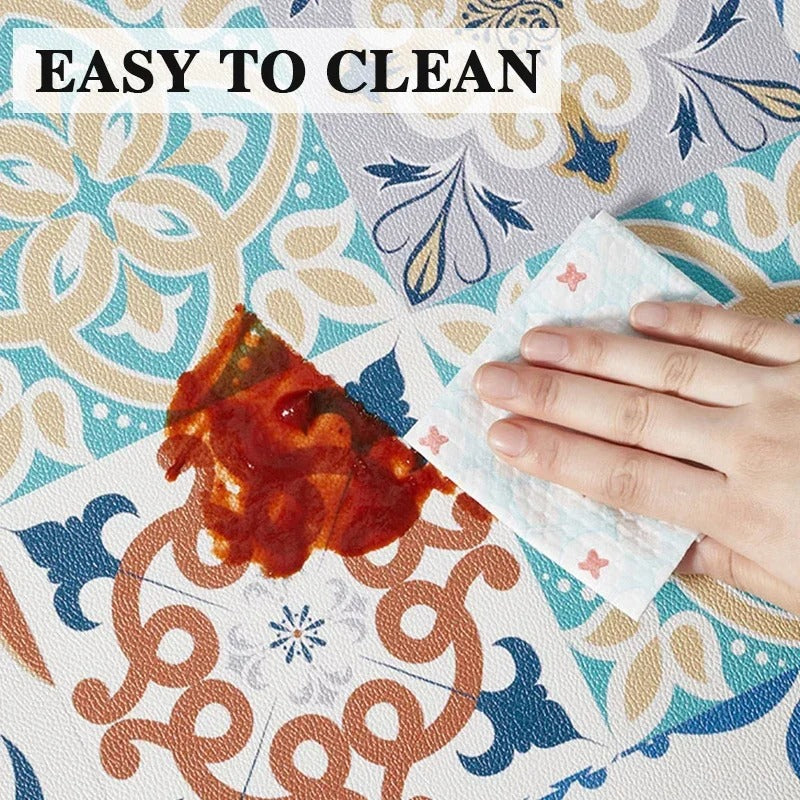 Vinylia Waterproof Kitchen Runner Mat (Oil-Proof)