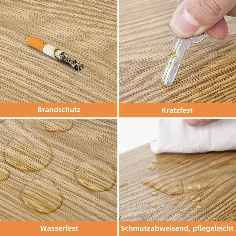 Vinylia DIY Wood Grain Peel & Stick Flooring