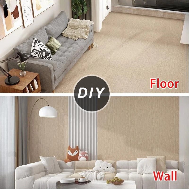 Vinylia Easy-Fit Removable Floor Decals (Wood Grain)