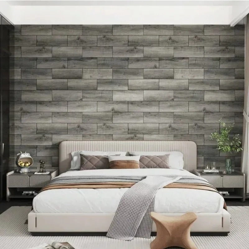 Vinylia DIY Wood Grain Peel & Stick Flooring