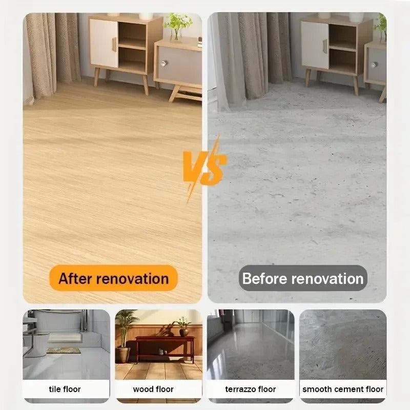 Vinylia DIY Wood Grain Peel & Stick Flooring