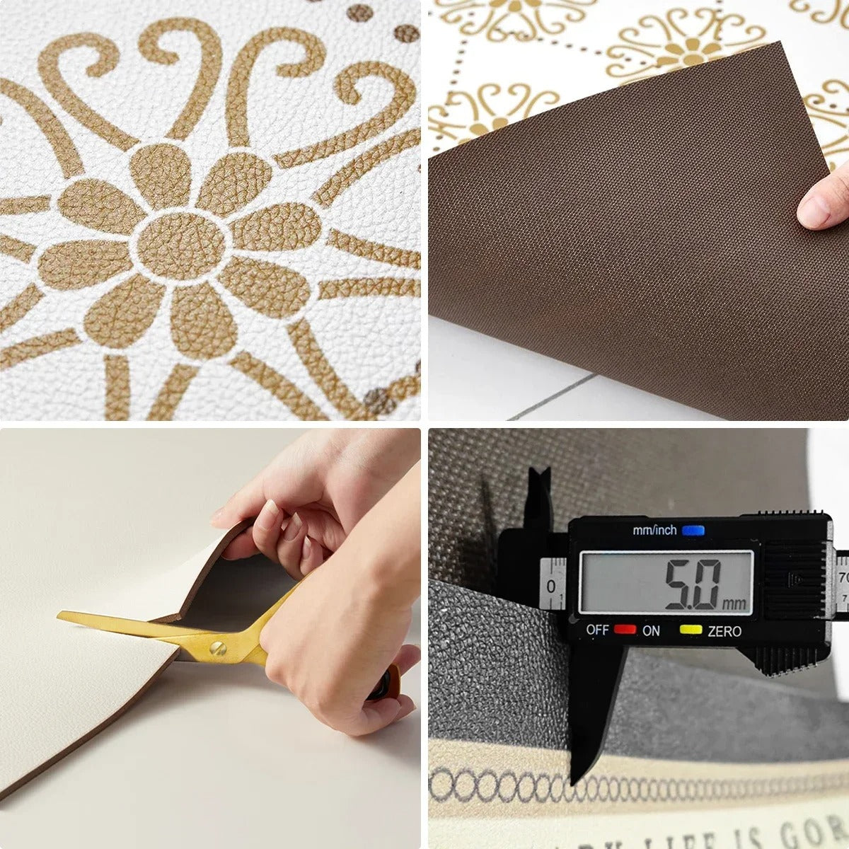 Vinylia Waterproof Kitchen Runner Mat (Oil-Proof)