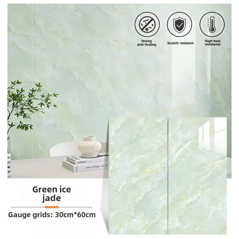 Vinylia Marble-Look Self-Adhesive Floor Tiles (30x60cm)