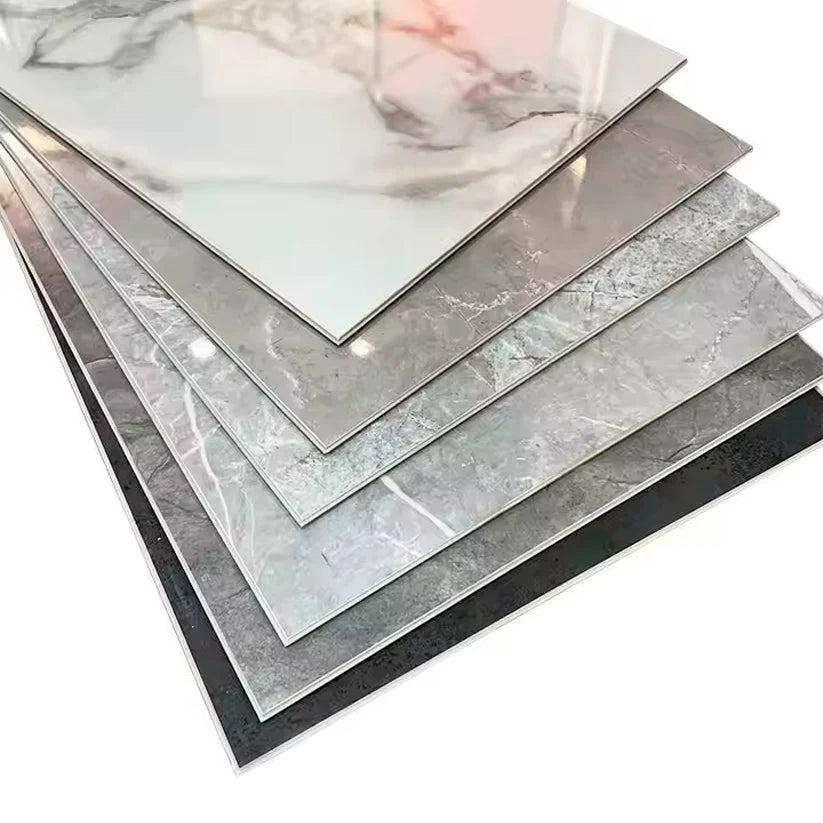 Vinylia® Marble-Effect Vinyl Tiles (2.7 m x 1 m)