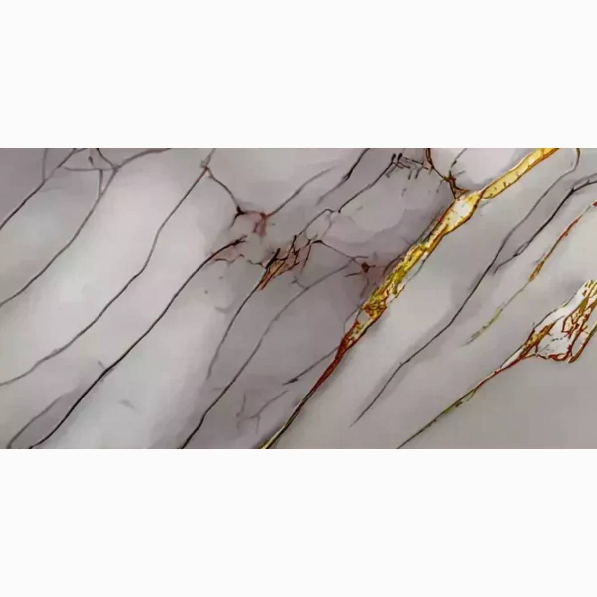 Vinylia® Marble-Effect Vinyl Tiles (2.7 m x 1 m)