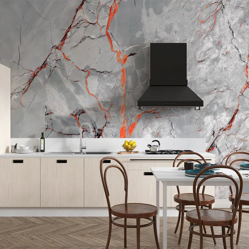 Vinylia® Marble-Effect Vinyl Tiles (2.7 m x 1 m)